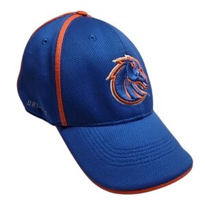 * Boise State M/L stretch fitted hat ca blue orange Nike dri-fit